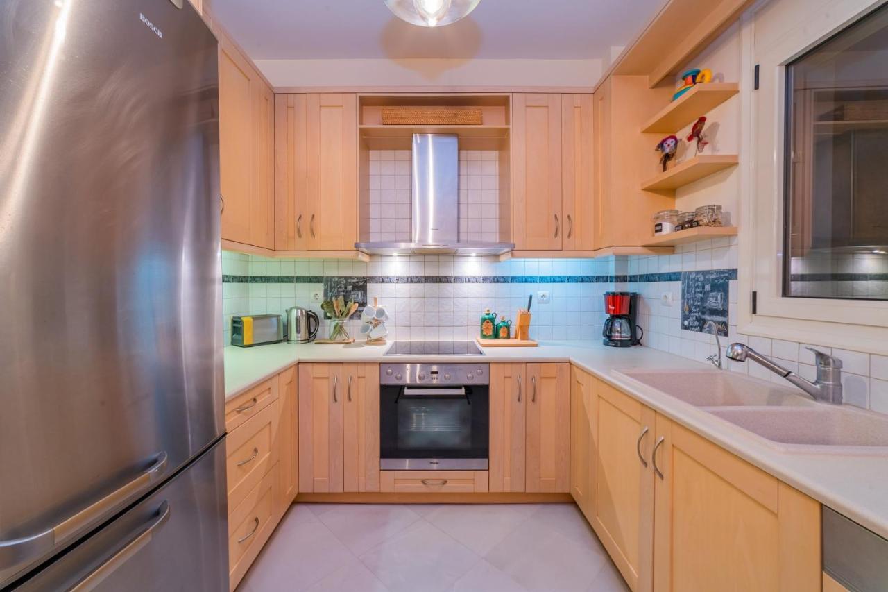 Estella Villa With Pool, Children Area, Bbq & Magnificent Views! Астерион Экстерьер фото