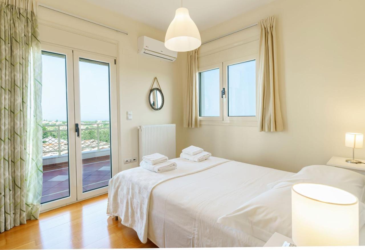 Estella Villa With Pool, Children Area, Bbq & Magnificent Views! Астерион Экстерьер фото